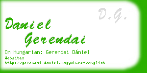 daniel gerendai business card